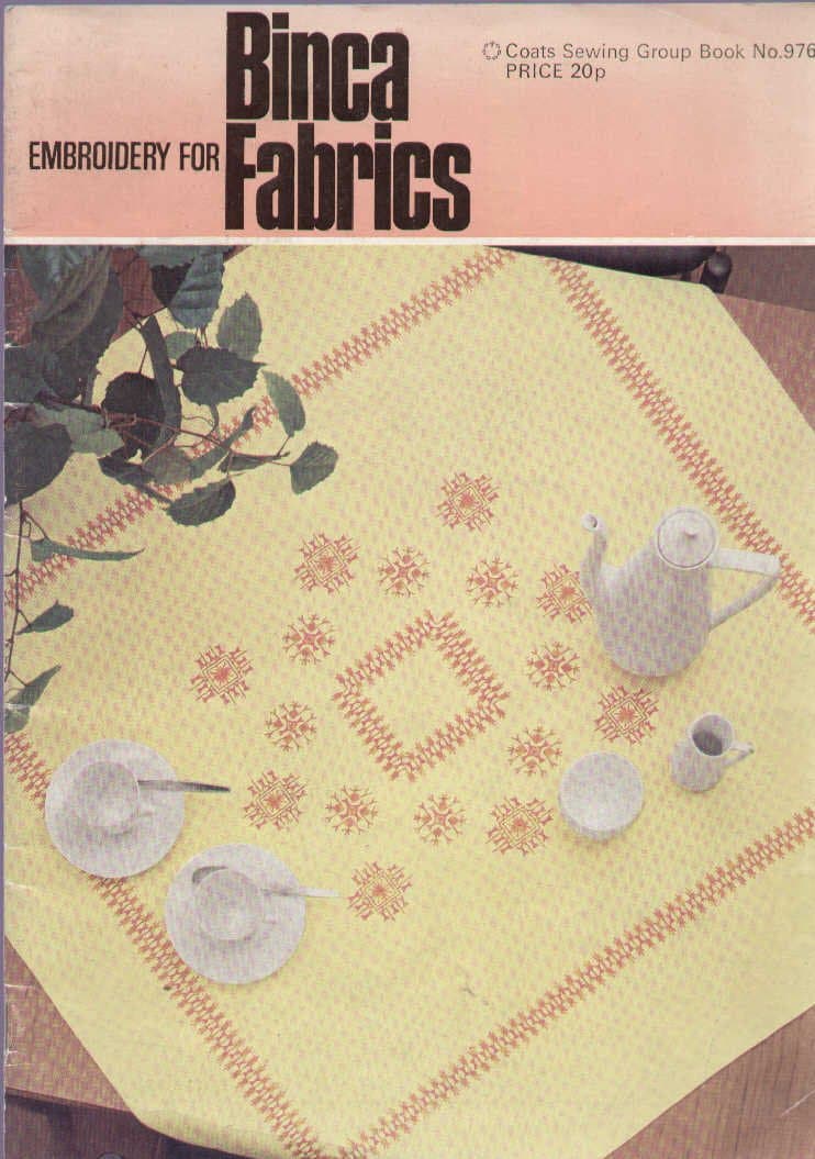 Embroidery for Binca Fabrics [Paperback] by null