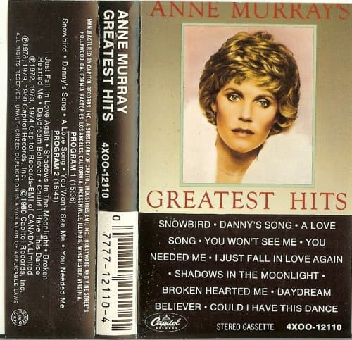 Greatest Hits [Audio Cassette] Anne Murray by null