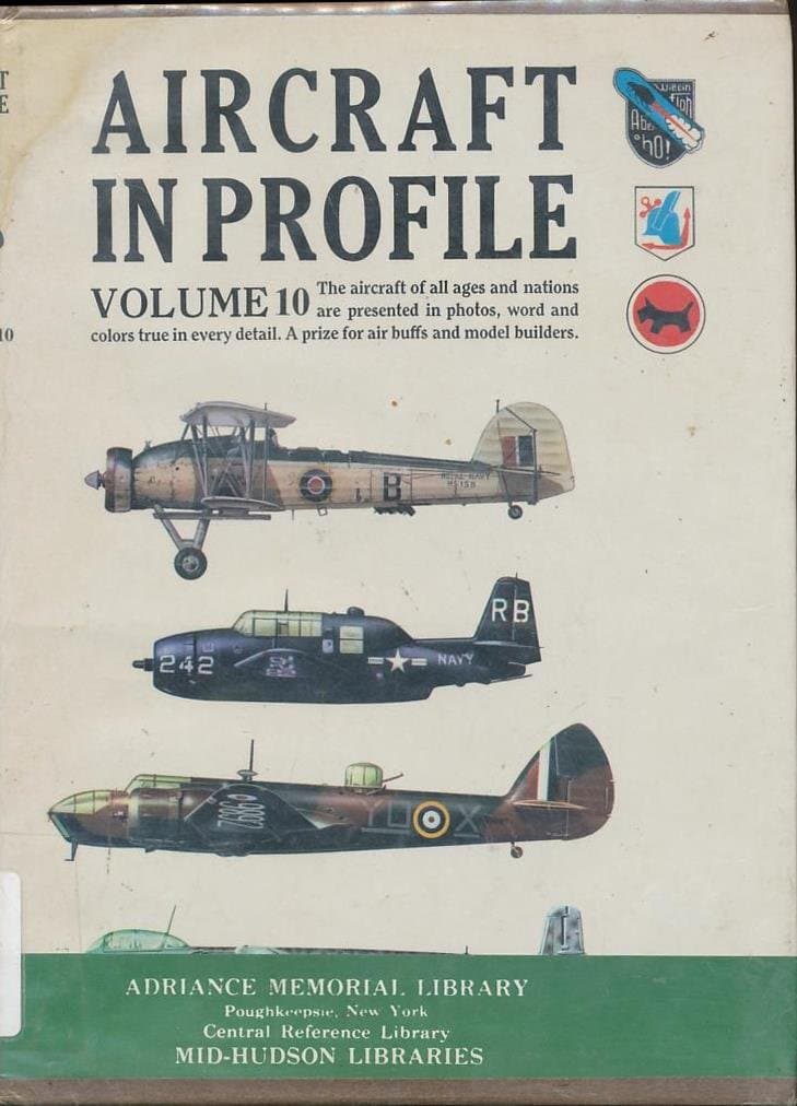 AIRCRAFT IN PROFILE - VOLUME 10 - PROFILE Nos. 211 - 222 [Hardcover] [Hardcover] Cain, Charles W., ed by null
