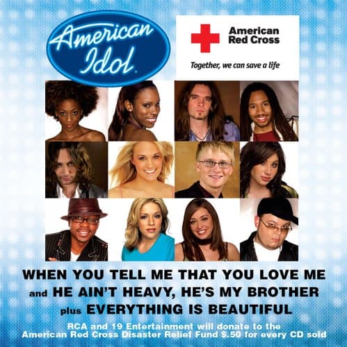 When You Tell Me That You Love Me (American Red Cross Disaster Relief single) [Audio CD] American Idol Finalists - Season 4 by null
