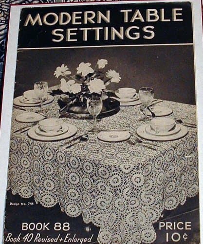 Modern Table Settings (Book 88 Book 40 Revised & Enlarged) [Paperback] Book 40 Revised & Enlarged by null