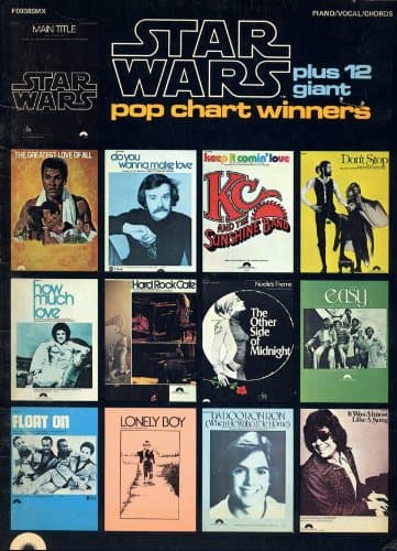 Star Wars Plus 12 Giant Pop Chart Winners (Piano/Vocal/Chords) [Sheet music] by null
