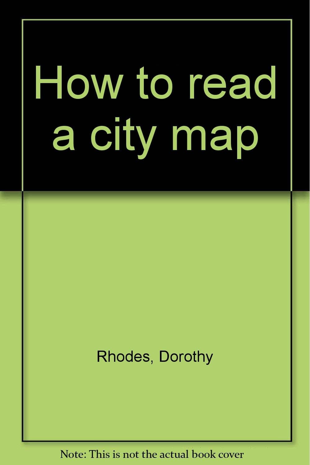 How To Read A City Map Dorothy Rhodes and Aerial Surveying and Engineering Co. by null