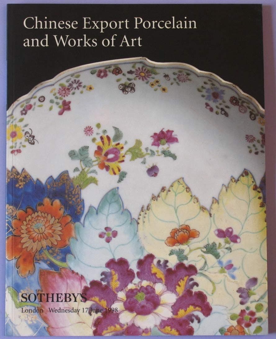 Chinese Export Porcelain and Works of Art (Auction: Wednesday 17 June 1998, Sale LN8193) [Paperback] unknown author by null