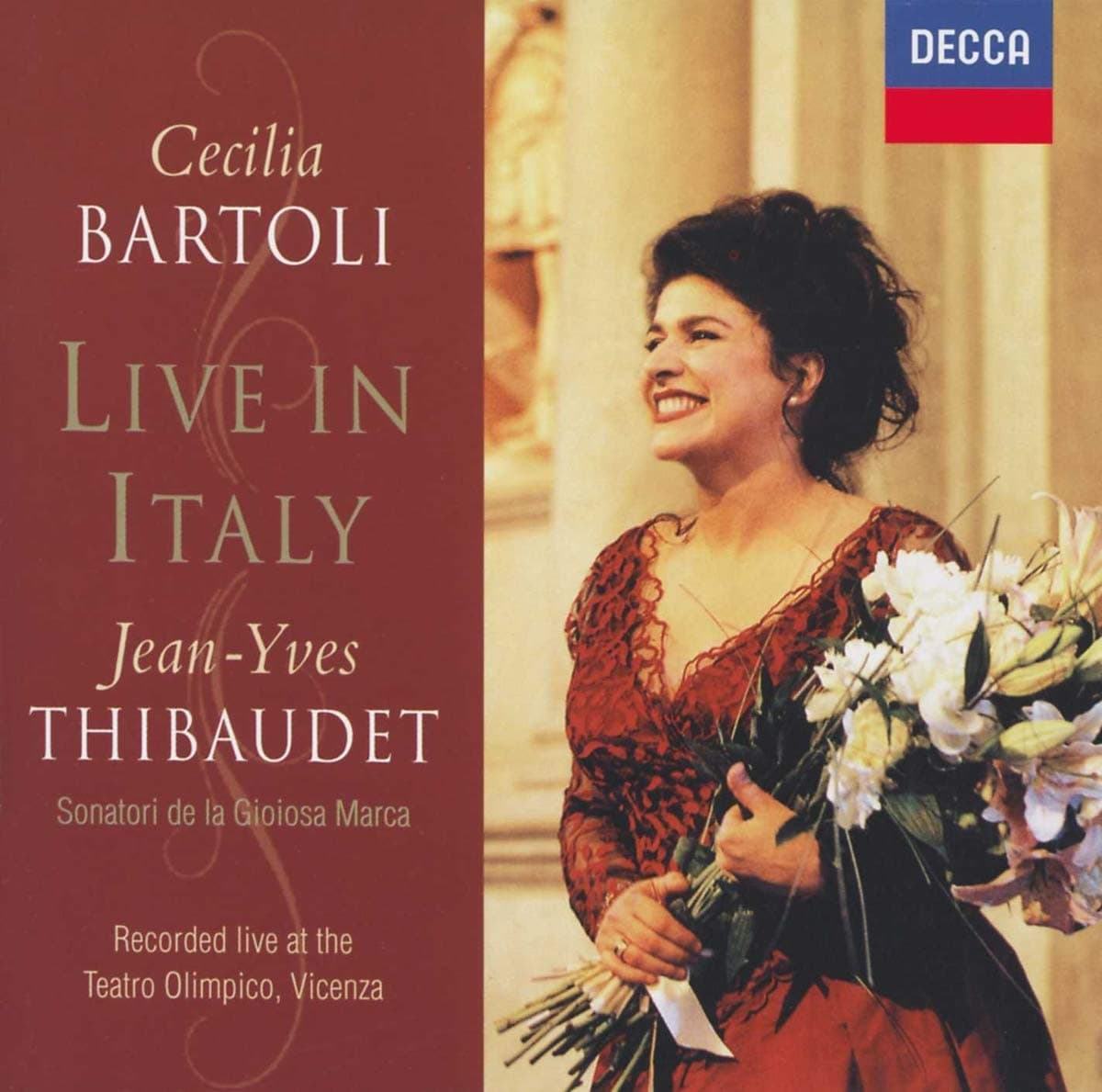 Live in Italy [Audio CD] Vincenzo Bellini; Hector Berlioz; Giulio Caccini; Wolfgang Amadeus Mozart; Gioachino Rossini; Pauline Viardot; Antonio Vivaldi; Cecilia Bartoli; Jean-Yves Thibaudet and Sonatori de la Gioiosa Marca