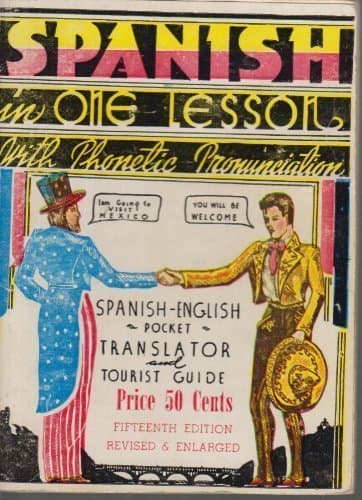 Spanish in One Lesson [Staple Bound] Benjamin Cardenas by null