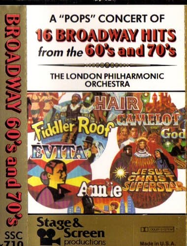 A "Pops' Concert of 16 Broadway Hits From the 60's and 70's [Audio Cassette]