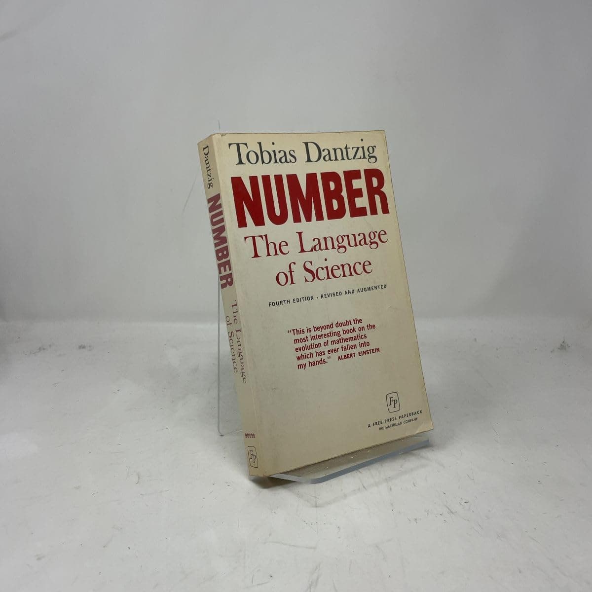 Number: The Language of Science, Fourth Edition, Revised and Augmented [Paperback] Tobias Dantzig by null