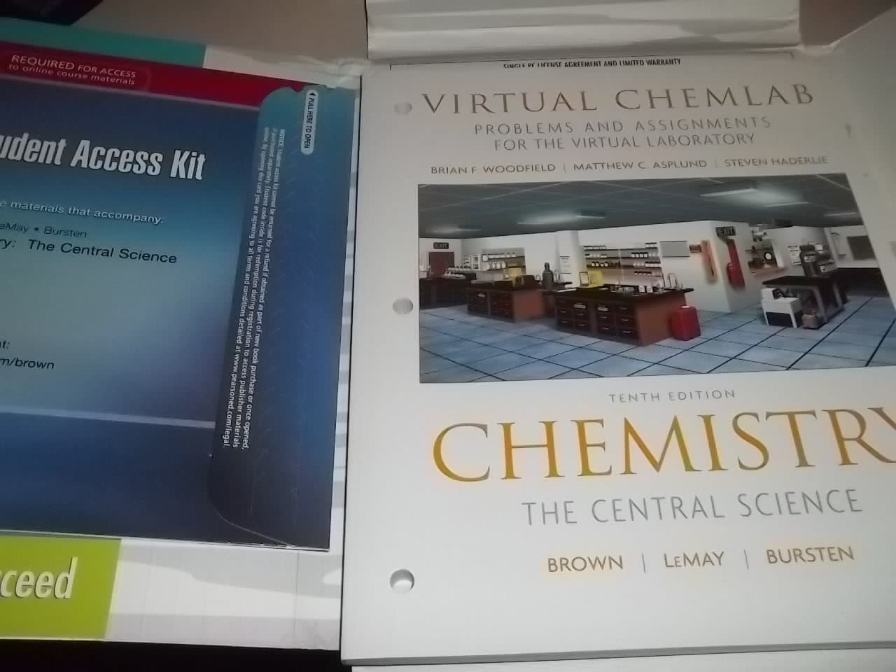 Media Pak for Chemistry: The Central Science, 10th edition [Paperback] Theodore L. Brown; H. Eugene LeMay Jr. and Bruce E. Bursten by null