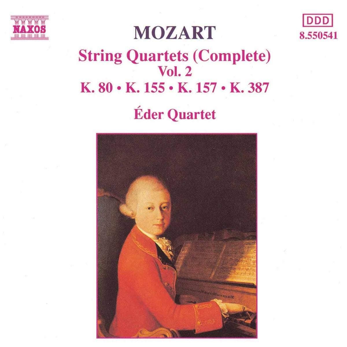 Mozart: String Quartets (Complete), Vol. 2 [Audio CD] W.a. Mozart; Eder Quartet and Wolfgang Amadeus Mozart by null