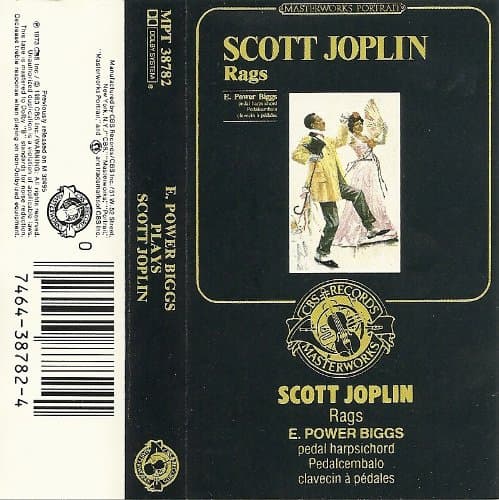 Music of Scott Joplin [Audio Cassette] Biggs,E. Power by null