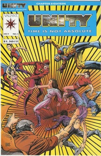 Unity #1 (Unity Chapter 18: Until the End of Time) October 1992 [Comic] Jim Shooter and Barry Windsor-Smith by null