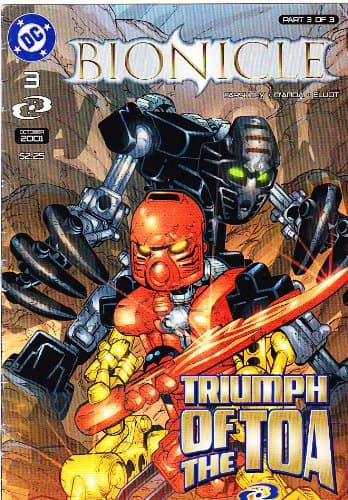 BIONICLE: Triumph of the Toa (#3; October 2001) [Comic] Writer Greg Farshtey by null