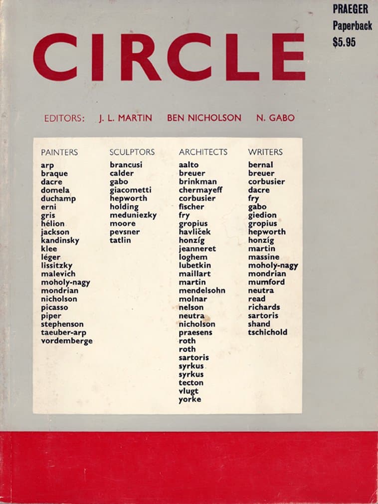 Circle International Survey of Construct [Hardcover] Martin, J.L.; Ben Nicholson & N. Gabo (editors) and Well-illustrated by null