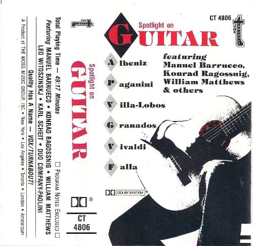 SPOTLIGHT ON GUITAR (VARIOUS ARTISTS) [CASSETTE] [Audio Cassette] by null