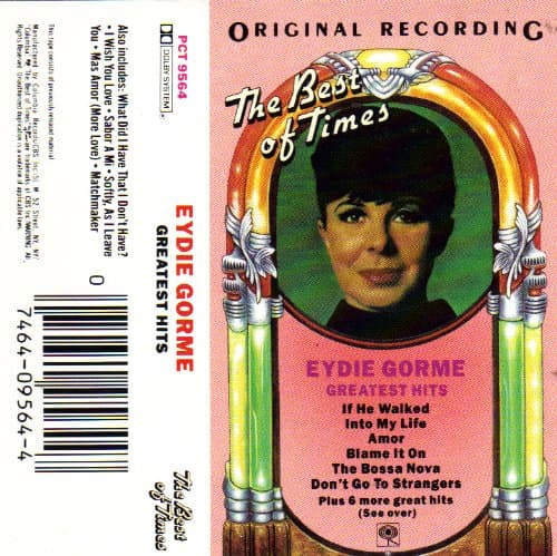 Greatest Hits [Audio Cassette] Gorme,Eydie by null