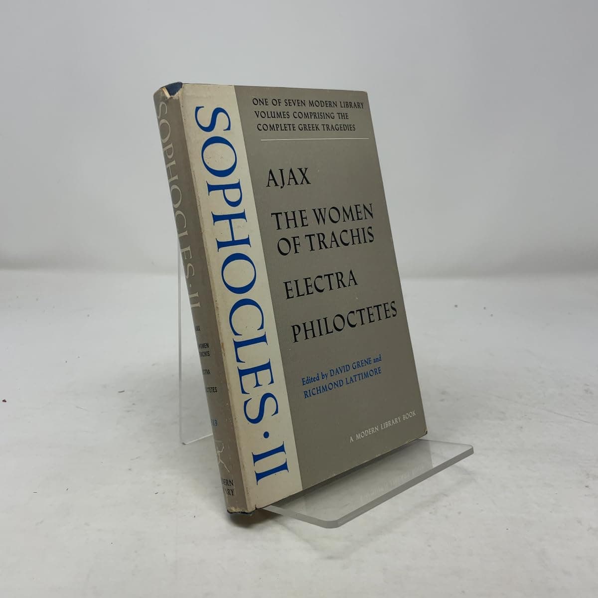 Complete Greek Tragedies Volume IV Sophocles II: Ajax, The Women of Trachis, Electra, Philoctetes [Hardcover] Sophocles) Grene, David & Lattmore, Richmond by null