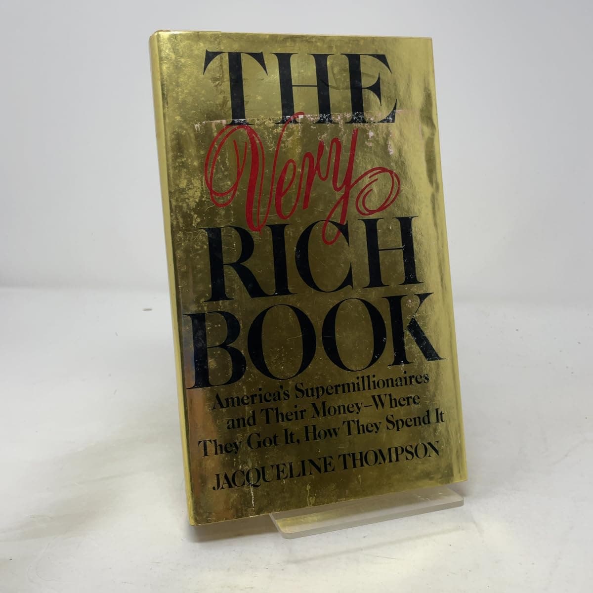 Very Rich Book Jacqueline Thompson by null