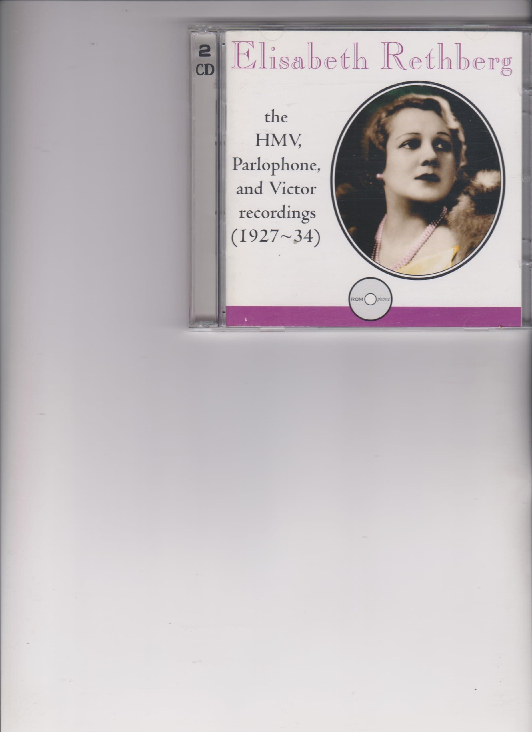 Elisabeth Rethberg: The HMV, Parlophone & Victor Recordings (1927-34) [Audio CD] Rethberg, Elisabeth