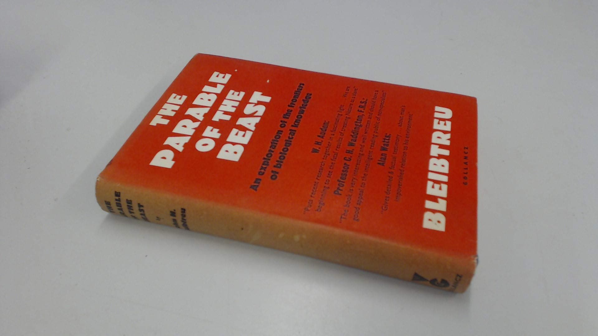 The parable of the beast Bleibtreu, John N by null