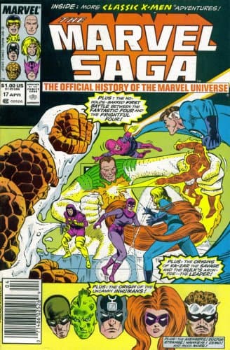 The Marvel Saga: The Official History of the Marvel Universe #17 (Marvel Comics) [Paperback] Peter Sanderson by null