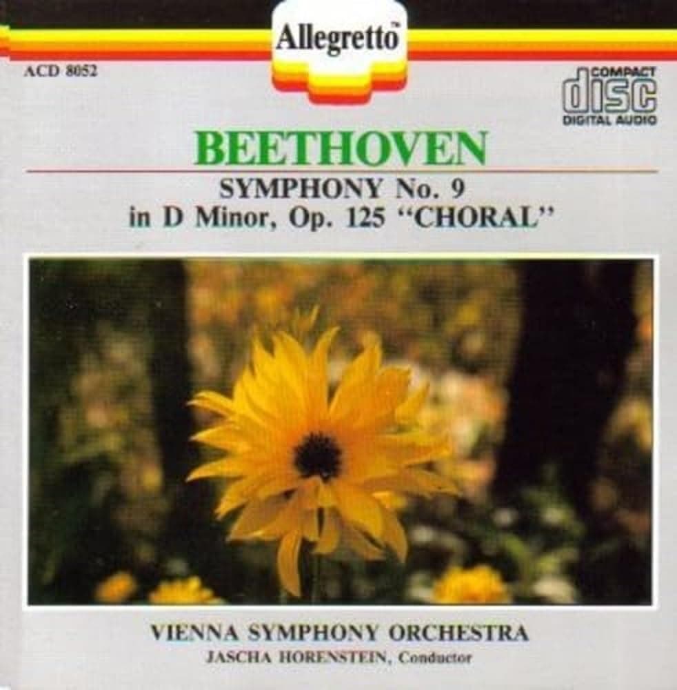 Beethoven: Symphony 9 in D Minor " Choral " [Audio CD] Ludwig van Beethoven; Jascha Horenstein and Vienna Symphony Orchestra by null