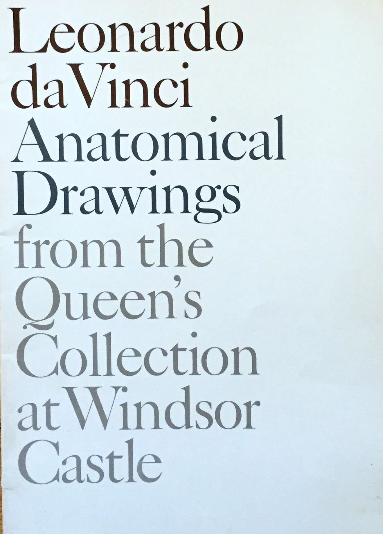 Leonardo da Vinci, anatomical drawings from the Queen's Collection at Windsor Castle Leonardo by null