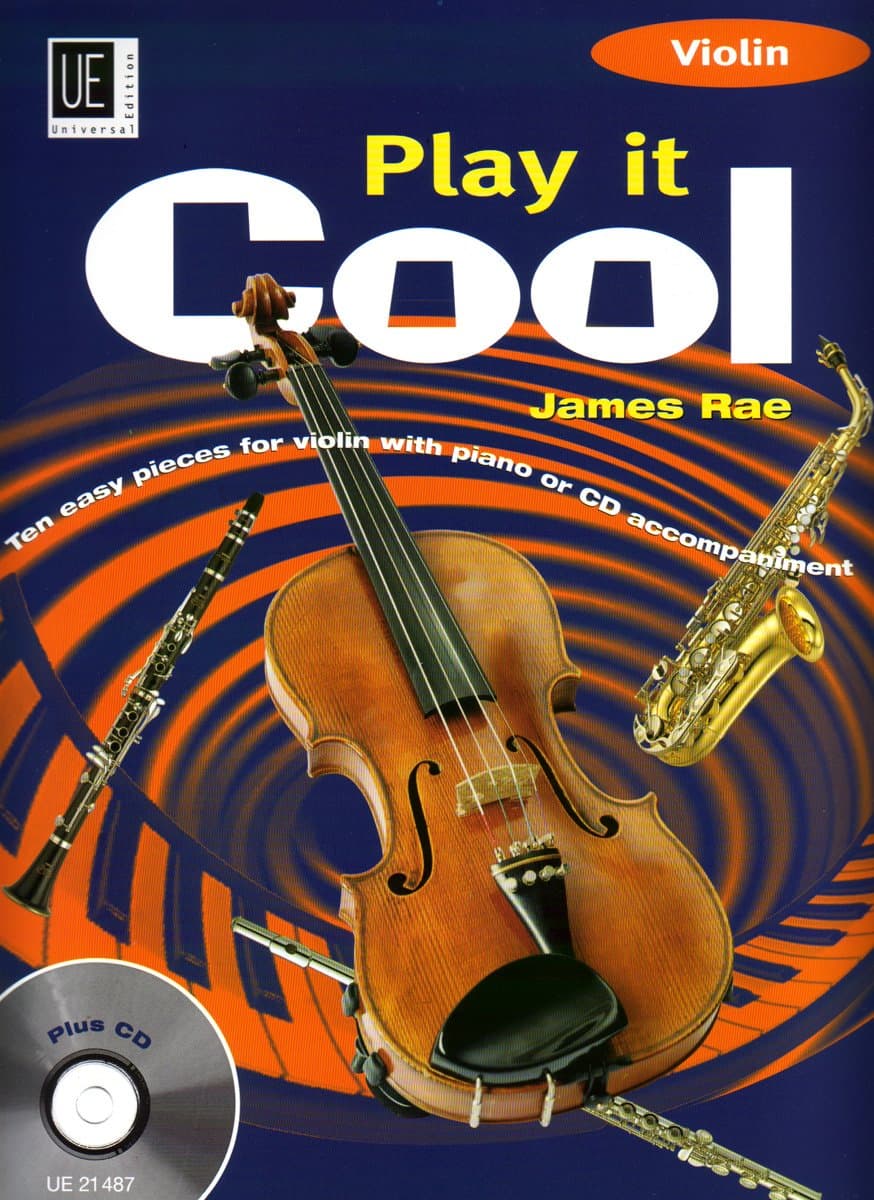 Play it Cool Book w/CD, Violin [Sheet music] James Rae by null