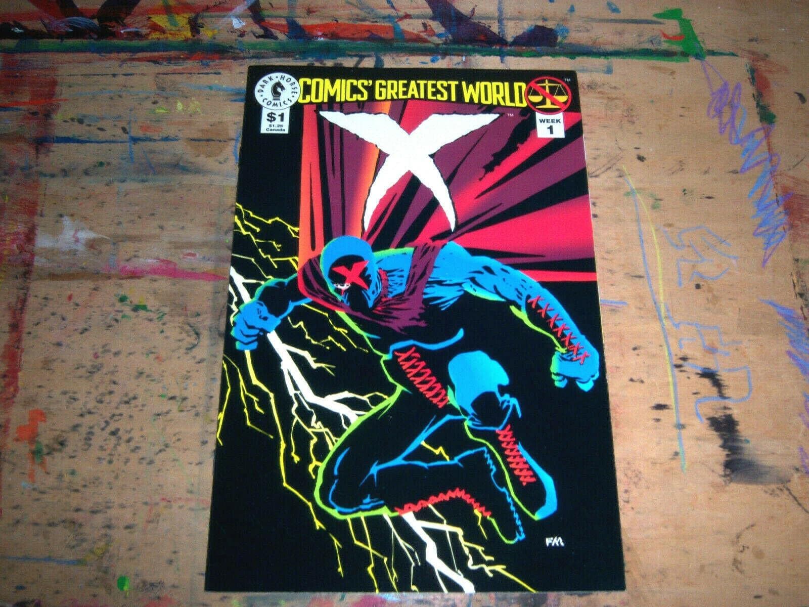 X (Comics' Greatest World) June 1993 Week 1 [Comic] Dark Horse Comics by null