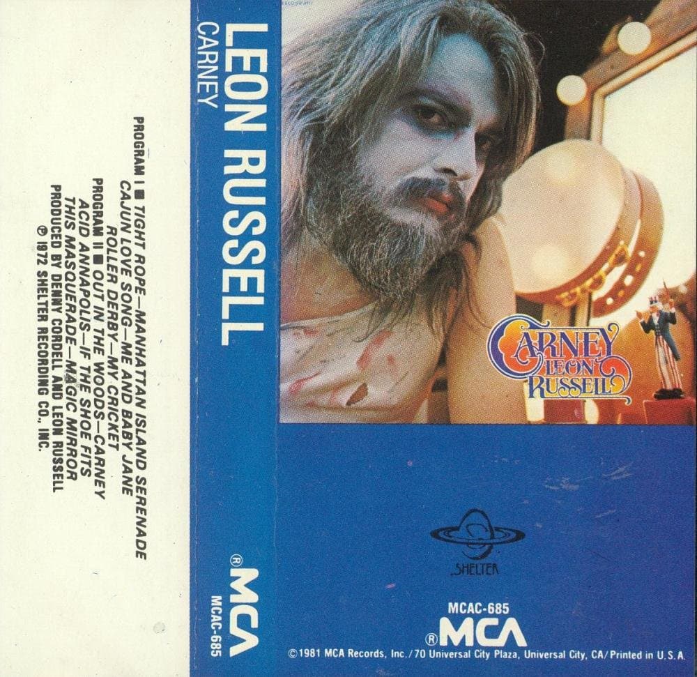 Carney [Audio Cassette] Russell, Leon by null