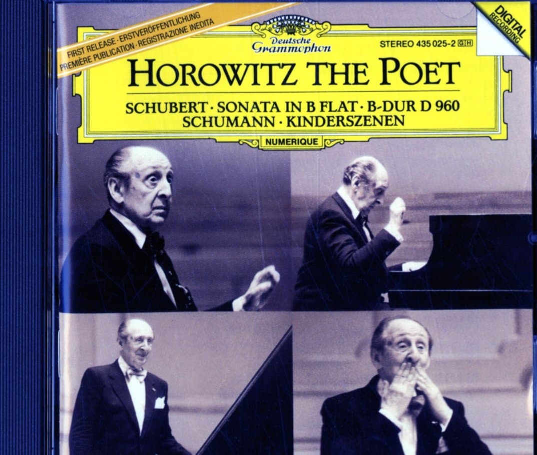 Schubert: The Poet / Sonata in B Flat [Audio CD] Franz Schubert; Robert Schumann and Vladimir Horowitz by null
