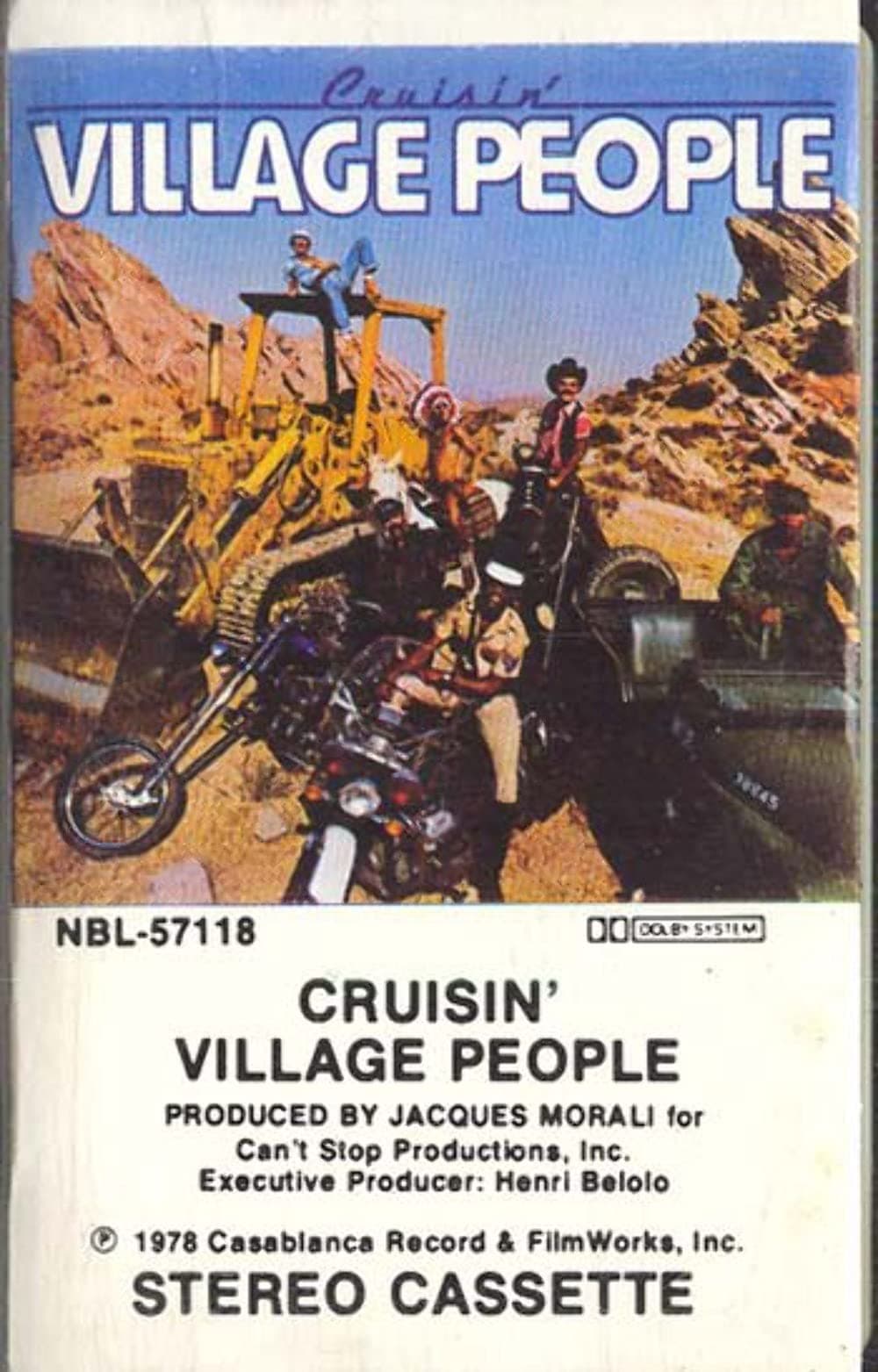 VILLAGE PEOPLE: Cruisin' -32561 Cassette Tape by null