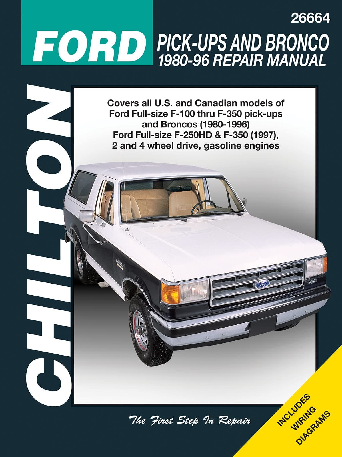 Ford Pick-Ups & Bronco, 1980-96 (Includes 1997 F-250HD & F-350) Chilton by null