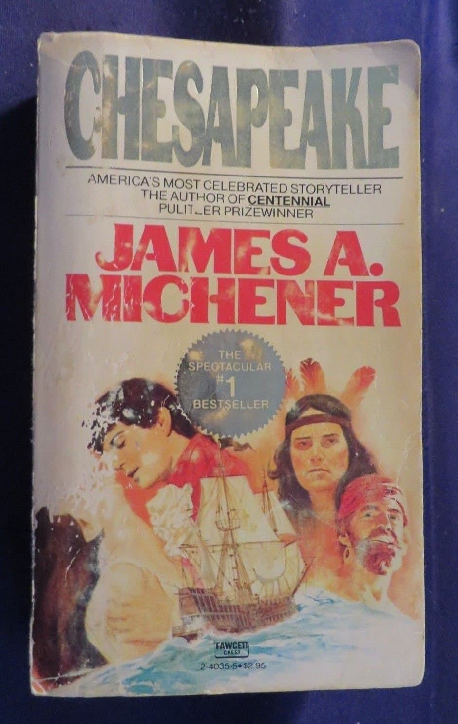 1978 CHESAPEAKE Paperback Book by JAMES A MICHENER [Office Product] by null