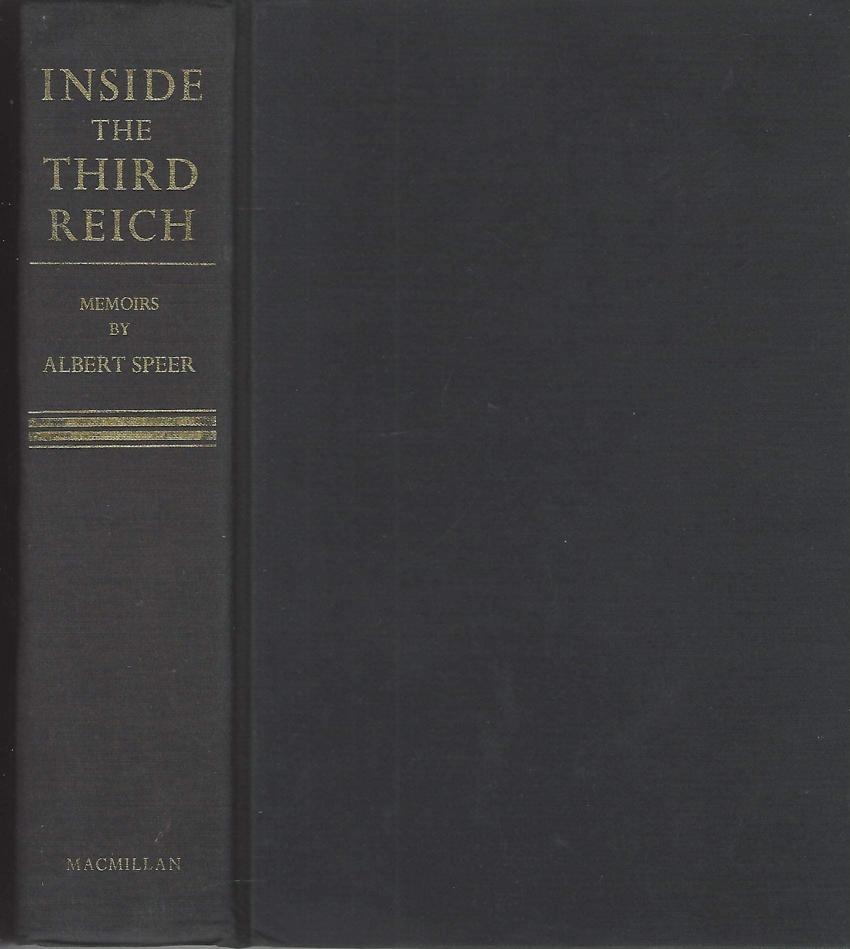 Inside the Third Reich Hdbd Speer by null