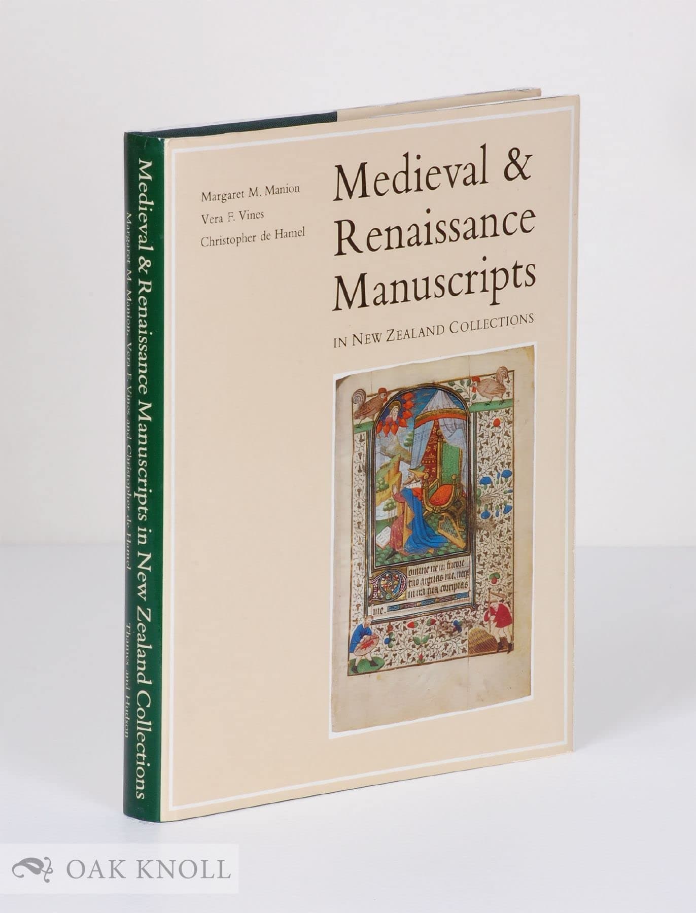 Medieval and Renaissance Manuscripts in New Zealand Collections Manion, Margaret M.; Vines, Vera F. and De Hamel, Christopher by null