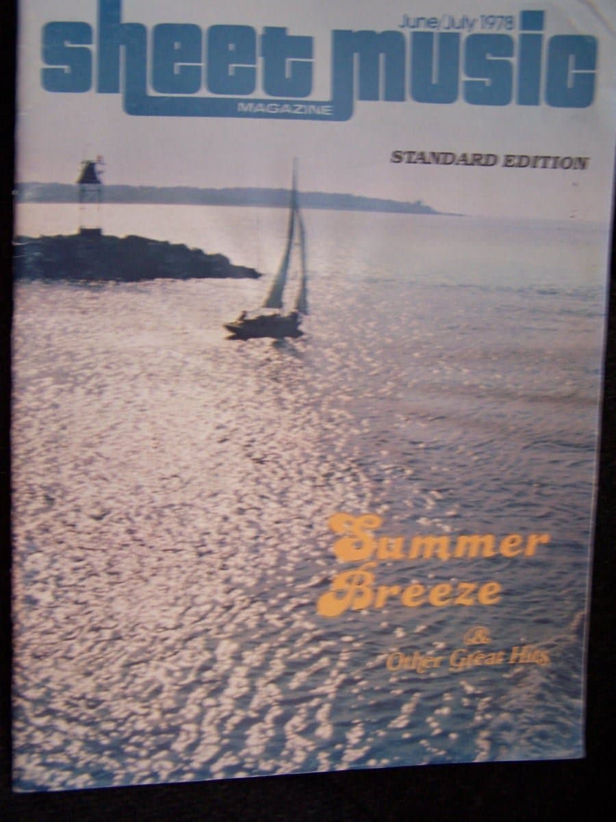 Sheet Music Magazine June/July 1978 Standard Edition [Paperback] Seals and Crofts; Page and Plant by null