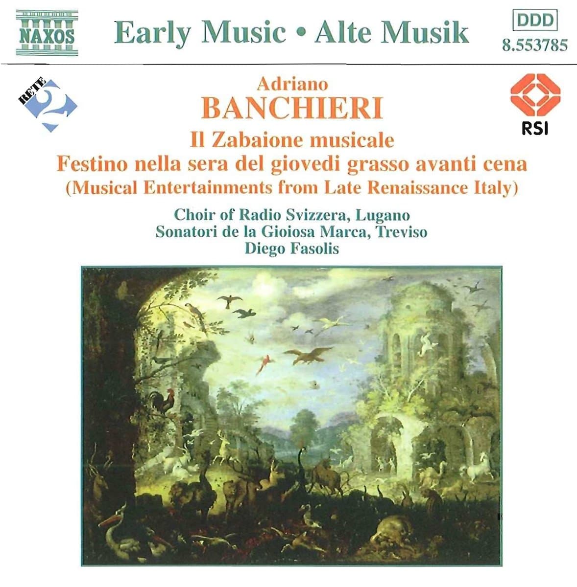 Banchieri: Il Zabaione Musicale [Audio CD] A. Banchieri