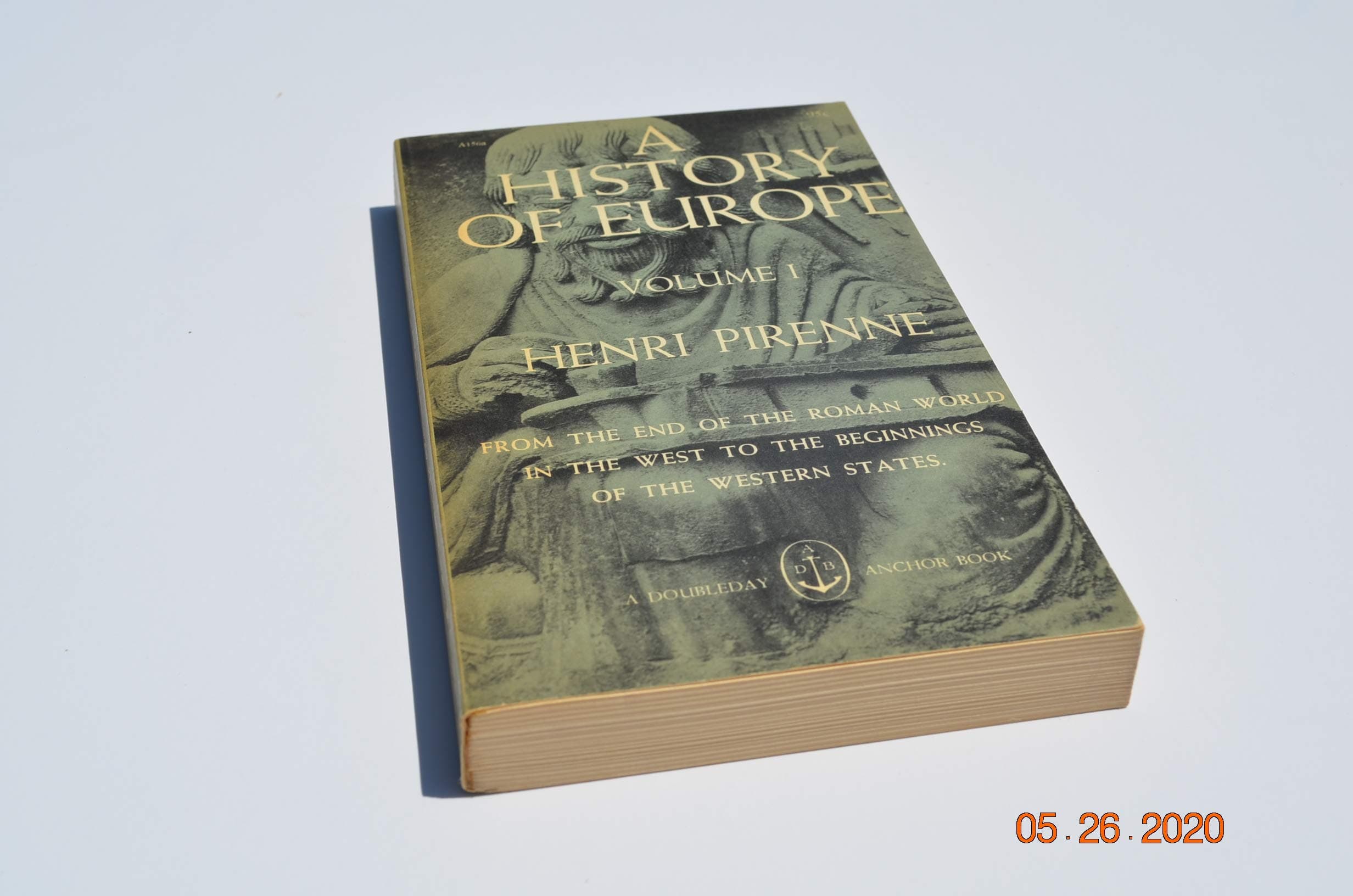 A History of Europe, Volume I [Mass Market Paperback] Henri Pirenne by null