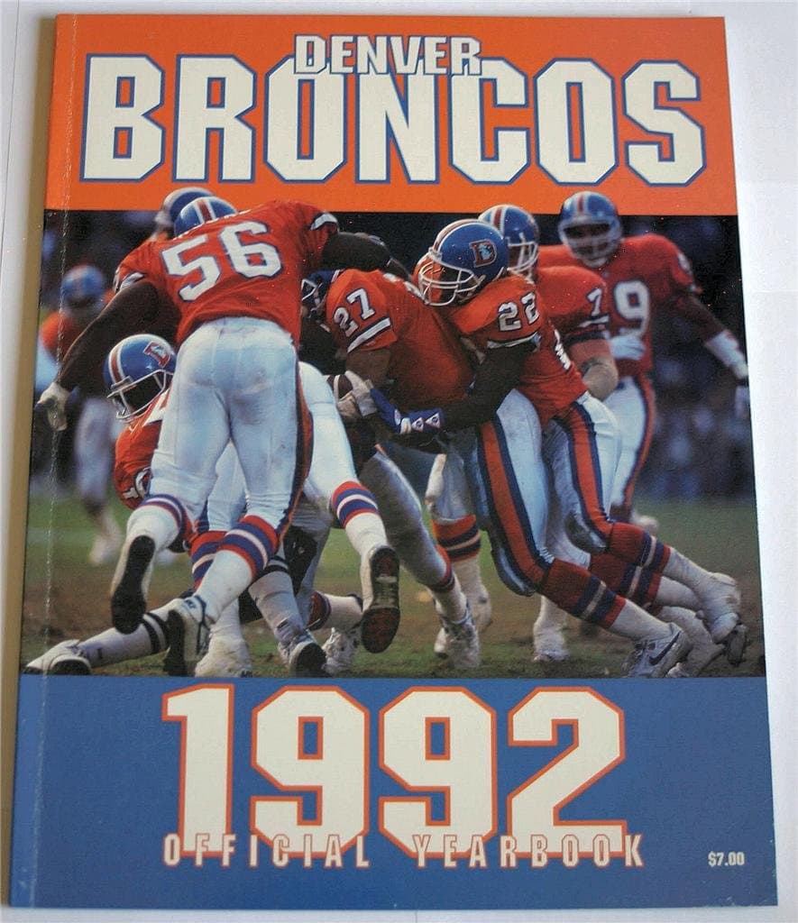 Denver Broncos 1992 Official Yearbook [Paperback] Barry Hawkins (Editor) by null