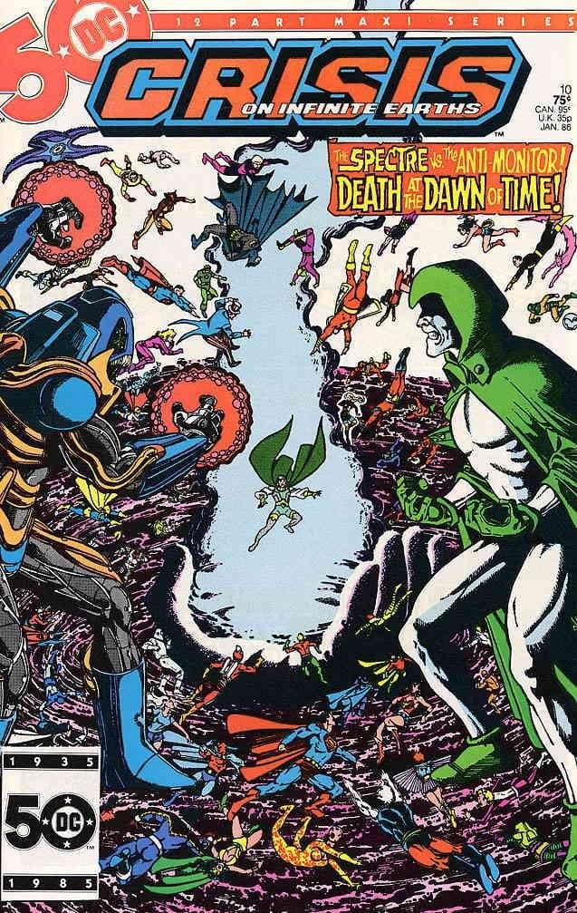 Crisis on Infinite Earths #10 [Unknown Binding] Marv Wolfman by null