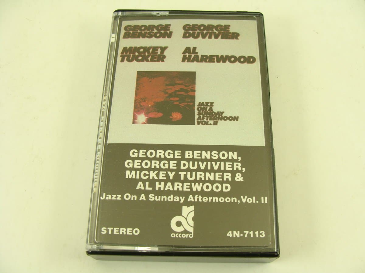 Jazz On A Sunday Afternoon Vol II [Audio Cassette] George Benson; George Duvivier; Mickey Turner and Al Harewood