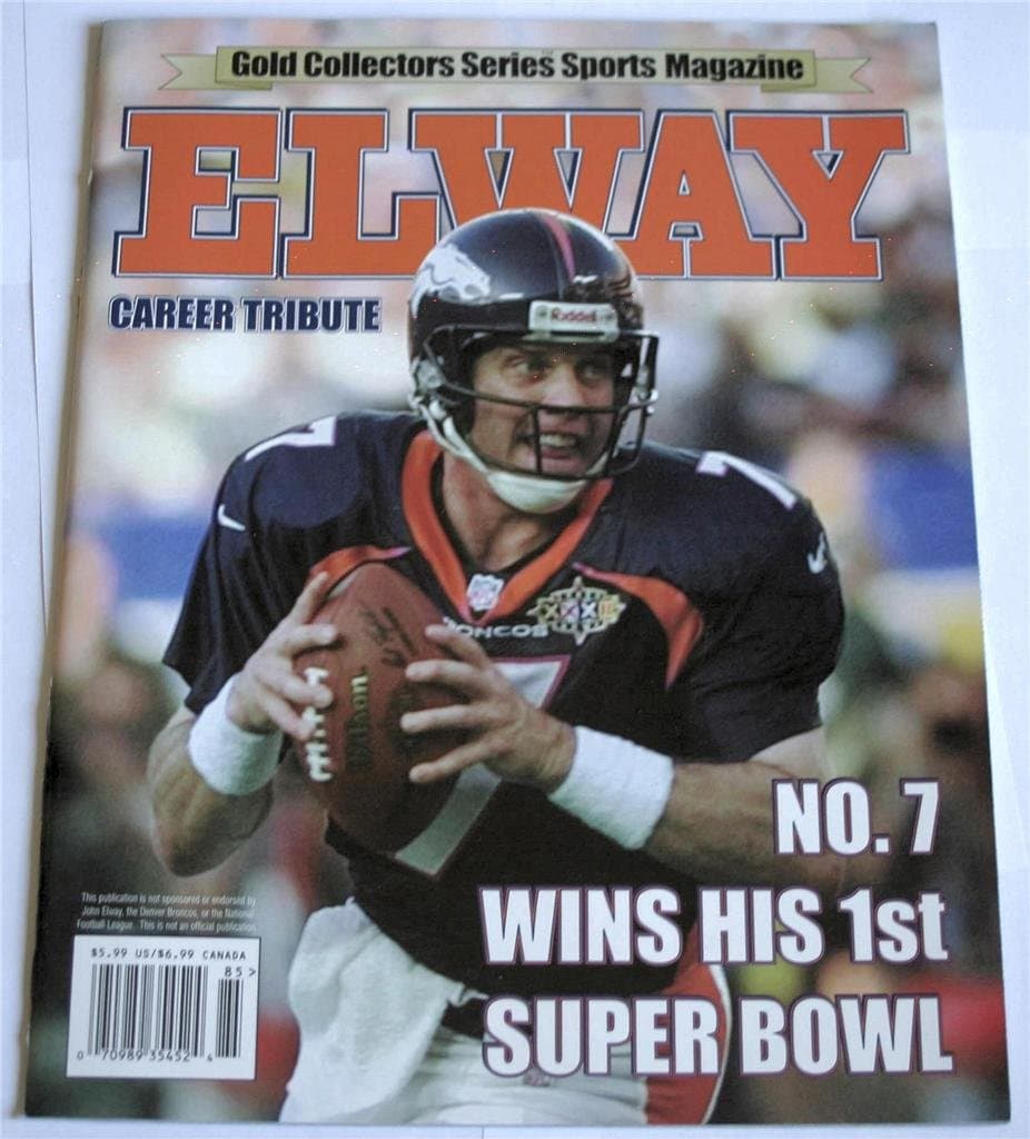 Elway Career Tribute: Gold Collectors Series Sports Magazine [Unknown Binding] Michael M. Meyers (Publishers) by null