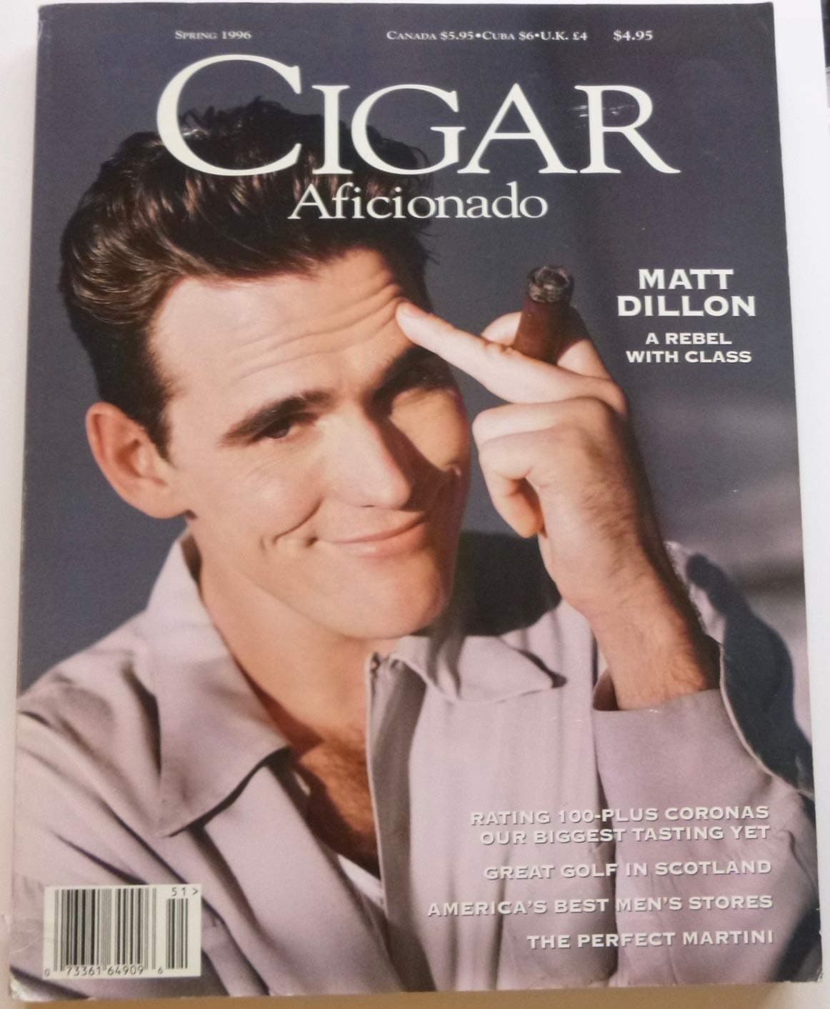 Cigar Aficionado. Spring 1996 Vol. 4 No.3 [Single Issue Magazine] Shanken, Marvin R. (editor) by null