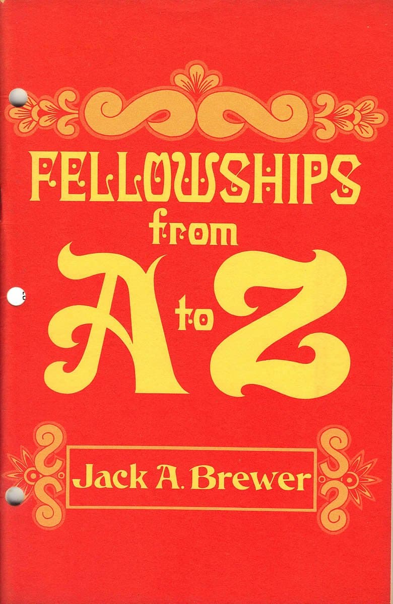 Fellowships from A to Z [Paperback] by null