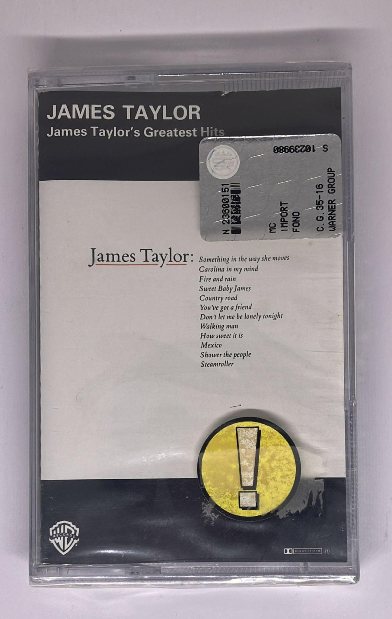 Greatest Hits [Audio Cassette] Taylor, James