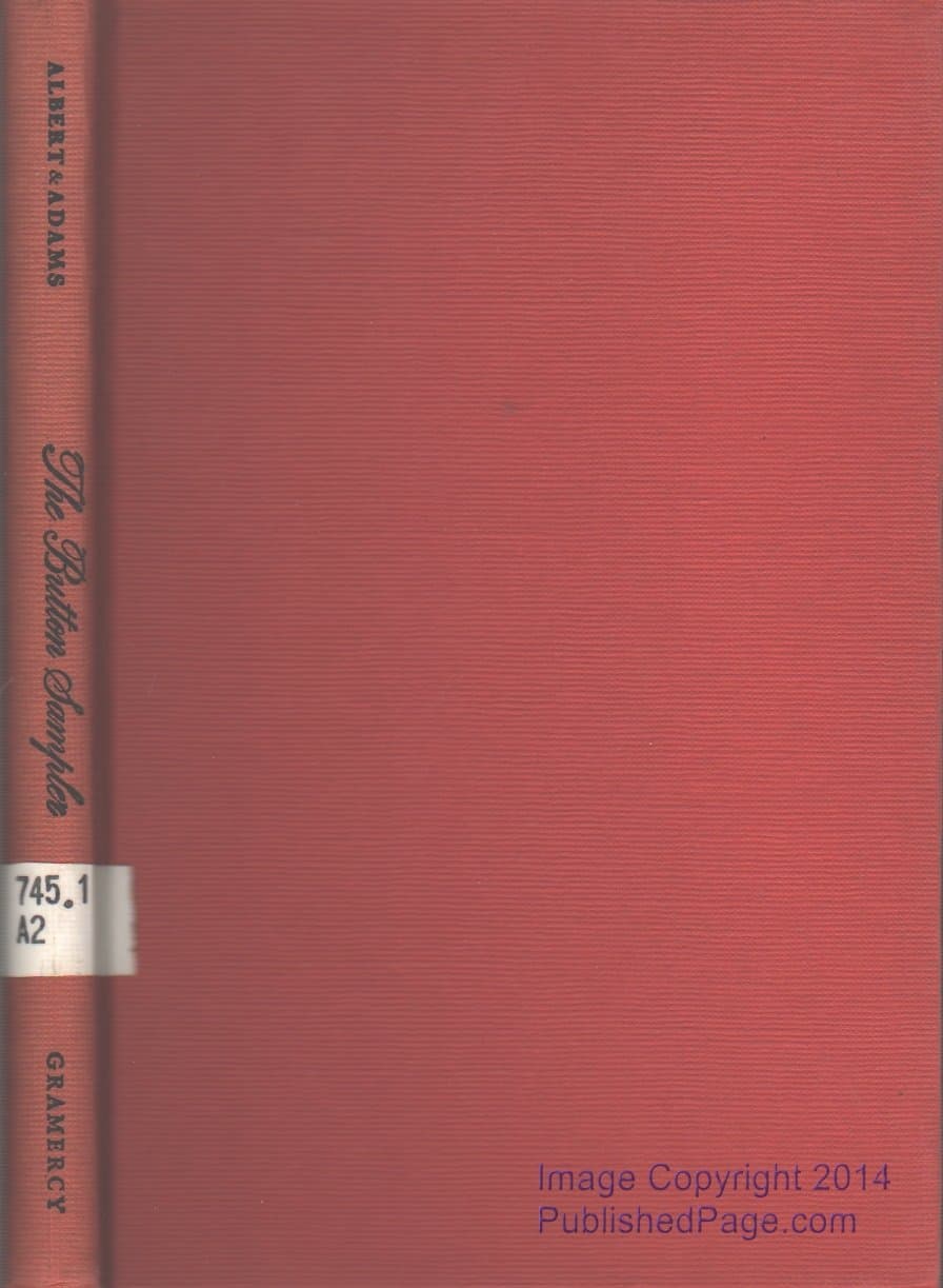The Button Sampler by Lillian Smith Albert, Jane Ford Adams