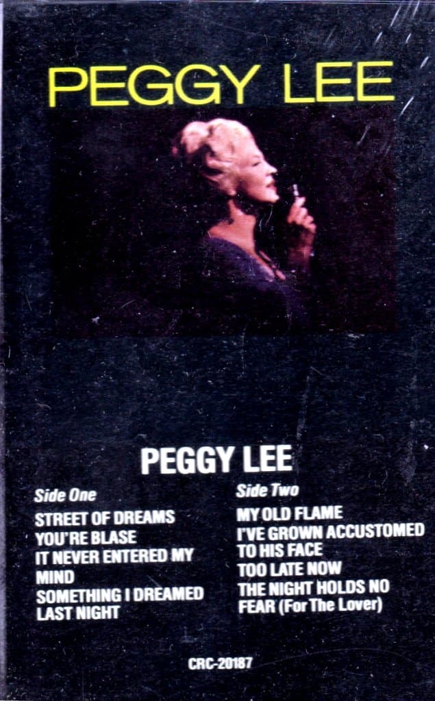 Peggy Lee [Audio Cassette] Lee, Peggy by null