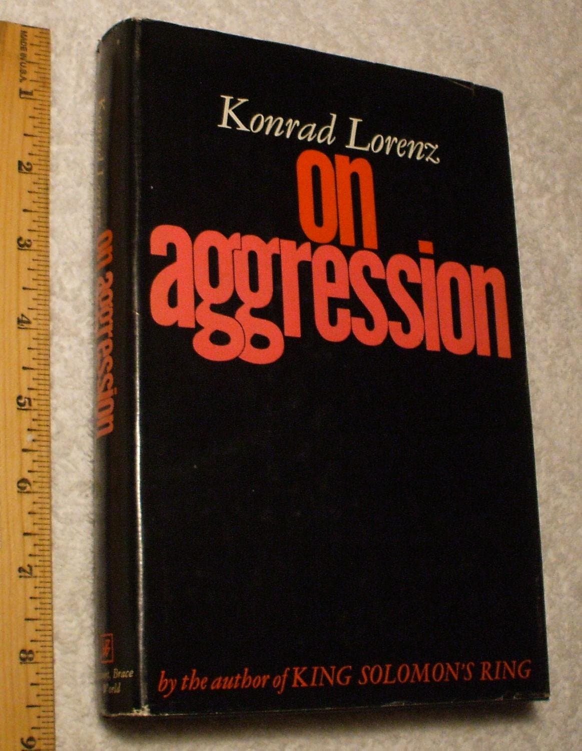 On Aggression [Hardcover] Konrad Lorenz and Marjorie Kerr Wilson by null