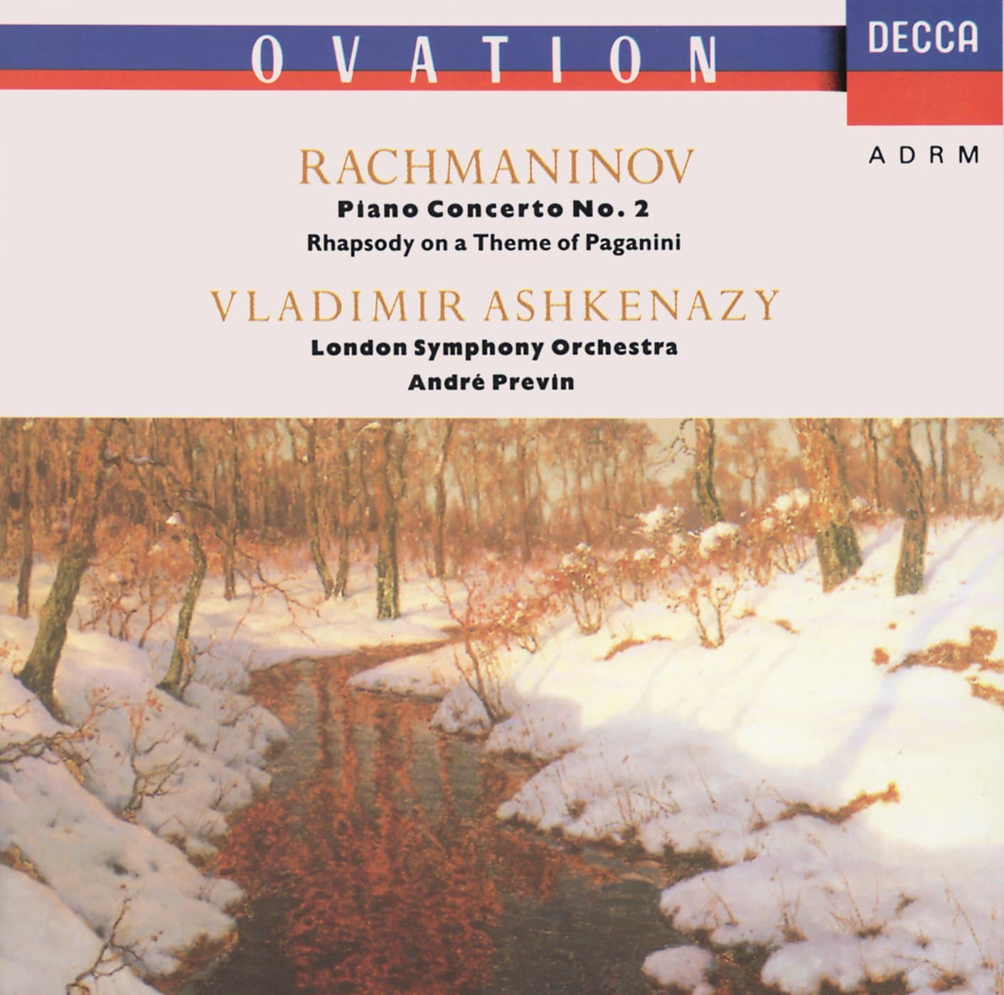 Piano Concerto 2 / Paganini Rhapsody [Audio CD] ASHKENAZY / LONDON SYM ORCH / PREVIN; RACHMANINOV,SERGEI; PREVIN,ANDRE and LONDON SYM ORCH by null